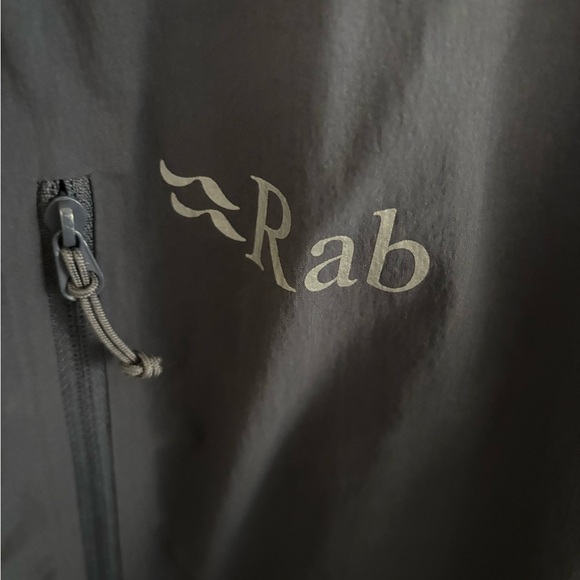 Rab Men's Charcoal Windbreaker Jacket Lg - Picture 2 of 6